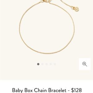 Mejuri Baby Box Chain Bracelet